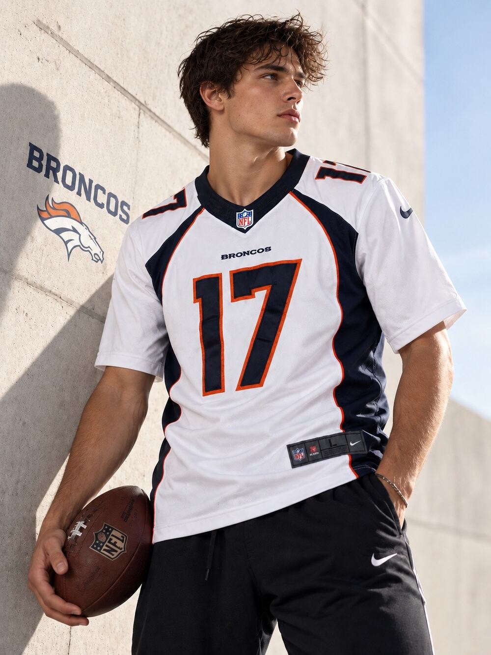 Nike Denver Broncos Brock Osweiler #17 NFL On Field Jersey – Men’s Size L